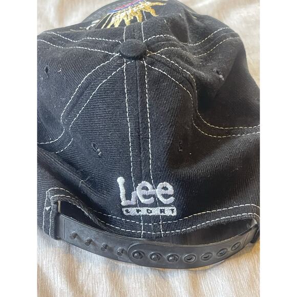 Vintage Pistons Snapback 90s Embroidered Made‎ in USA | Baseball Cap Black - Picture 6 of 9